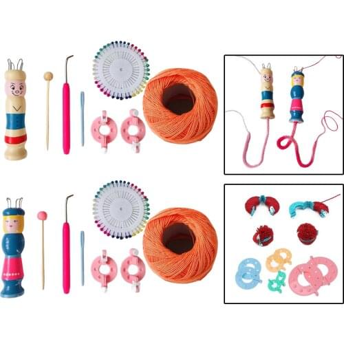 Handy Knitting Loom Set, Include Weaving Crochet Needle Weaving Tool for Knitted Crafts DIY Blankets Hats Making