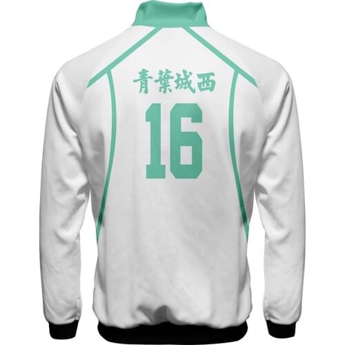 Japan Anime Haikyuu Cosplay Costume Fukurodani Volleyball Club Akaashi Keiji Bokuto Koutarou Hoodies Sweatshirts
