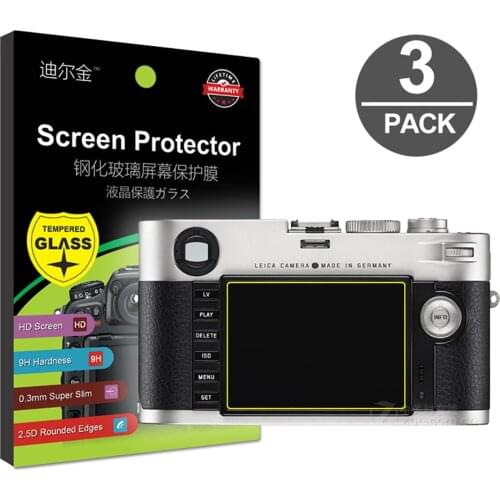 3x Tempered Glass Screen Protector for Leica M M-P Q2 Q Q-P SL M-E M8 M9 M9-P M10 M10-P C CL X Vario D-Lux D-Lux7
