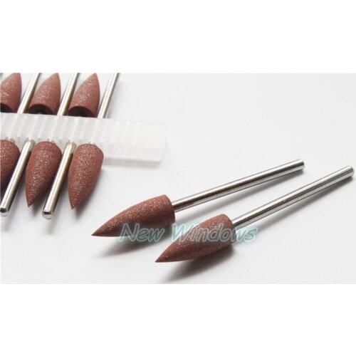 50Pcs Dental Clinic Silicone Rubber Polishers Diamond Polishing Burs 2.35mm Small Size