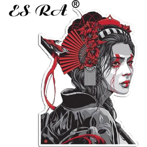 Car Decals Stickers Vinyl Femal Samurai Pegatinas Waterproof 3M for Helmet Car Pitcher Laptop Luaggage Wall Fridge Home Decorate