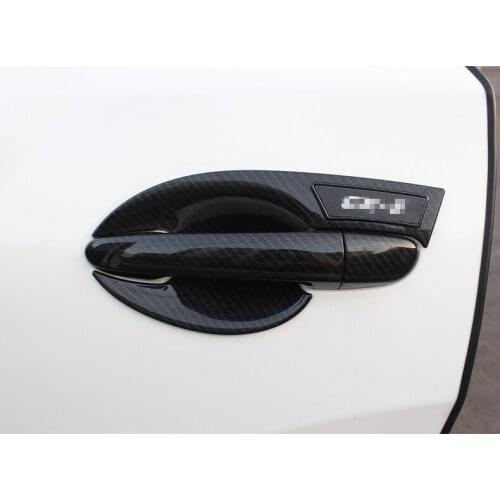 For Mazda CX-5 2017-2020 Chrome Door Handle（Smart Models）/Catch Bowl Cup Cover Trim