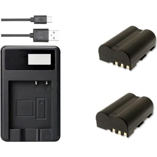EN-EL3e, ENEL3e EL3e Camera Battery and USB Charger for Nikon D90, D80, D300, D300s, D700, D200, D70, D50, D70s, D100 Cameras