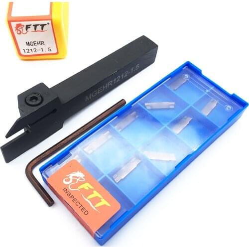 1PC MGEHR1212-1.5 External Grooving Tool Holder Parting Plate +10PCS MGMN150 G YC1125 High quality Carbide Inserts