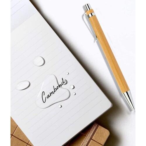 Smooth Wood-colored Ballpoint Pen Bullet Nib Ballpoint Pen Student Tool Office Writing Durable Business Blue Black Gift Pencil