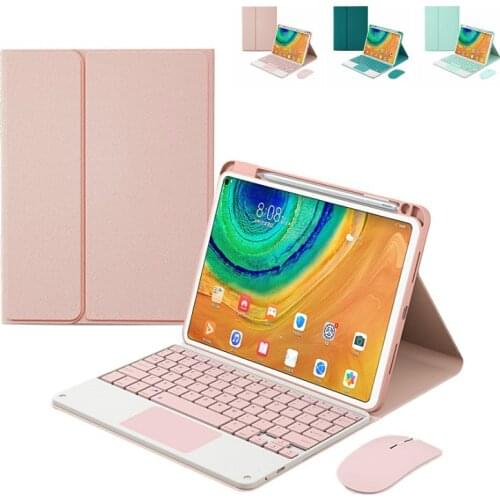 Magnetic Stand Shell for Huawei Matepad 10.4 Pro Honor V6 10.4 inch Cover For Mediapad M6 10.8 Case Funda with Touchpad keyboard