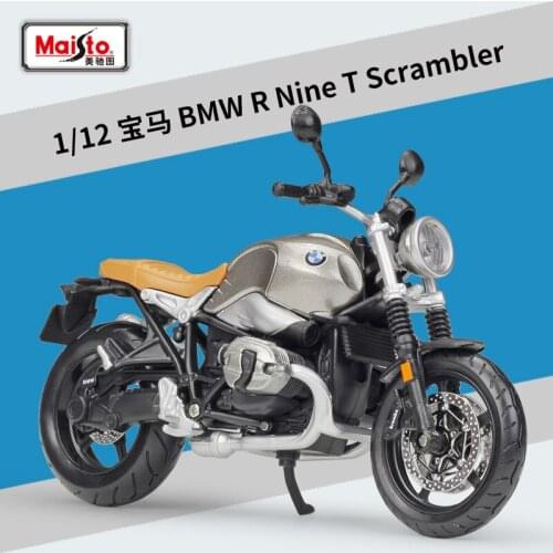 Maisto 1:12 BMW R Nine T Scrambler Model Car Simulation Alloy Motorcycl e Metal Toy Car Childrens Toy Gift Collection