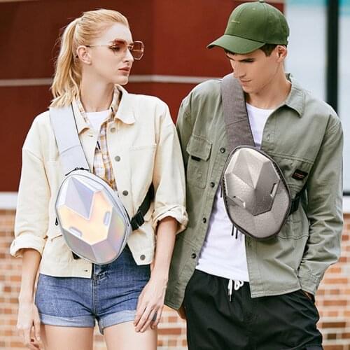 Mens Chest Bag USB Charging Fashion Crossbody/shoulder Bag for Men Designer Waterproof Chest Purses Cycling Bags Sacoche Homme