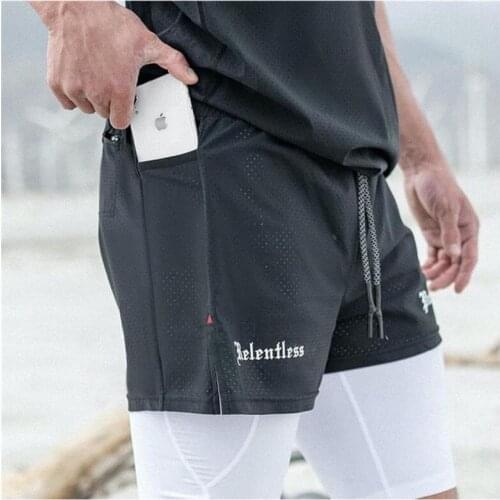 Mens Sports Shorts Quick Drying Running Shorts Men Fitness Jogging Workout Shorts Bermuda Beach Short Pants Gym Sport Shorts