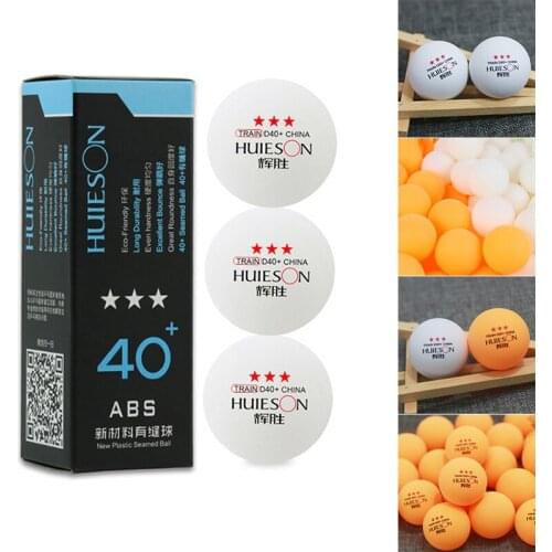 3pcs Three-star Level Pingpong Balls Table Tennis Professional Accessories ABS For Training Sports ZJ55