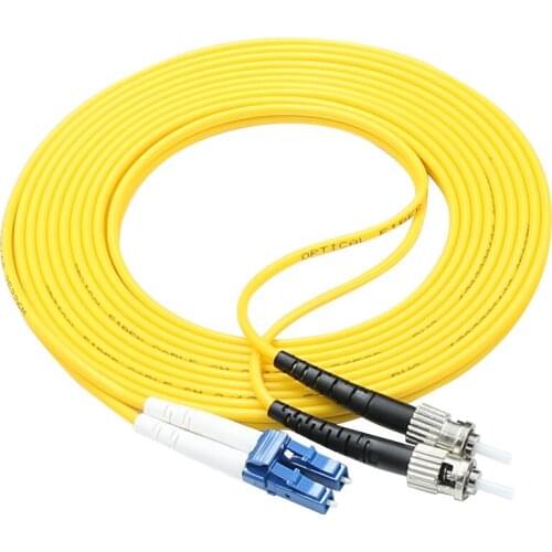 Fiber Optic Cable Fiber Optic Fiber LC/UPC-ST/UPC Single Mode Duplex Patch Cord
