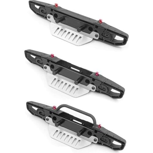 High Simulation Front Bumper Kit for AXIAL SCX10 III JEEP RUBICON RC Car Upgrade Parts (Widen version)