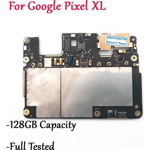 Full Work Unlock Mobile Electronic Panel Motherboard Circuits Flex Cable For Google Pixel XL 128GB Global Firmware