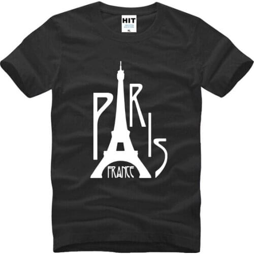 The Worlds Style Eiffel Tower Casual Short Sleeves Tees High Quality Comfortable Fashion Cotton T-Shirts Tops