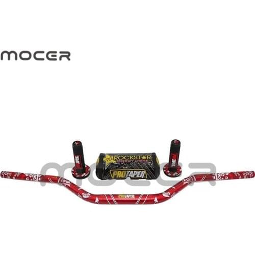 Handlebar For PRO Taper Pack Bar 1-1/8" Handle bar Pads Grips Pit Pro Racing Dirt Pit Bike Motorcycle CNC 28.5mm Adapter