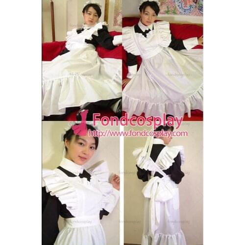 Sissy Maid Dress Lockable Cotton Dress Maid Uniform Cosplay Costume Tailor-made[CK1238]