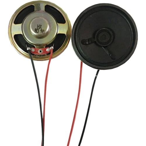 1pcs 8 ohm 0.5/1/2 watt Diameter 57mm Broadband speaker With connecting line cable (Can be customized)