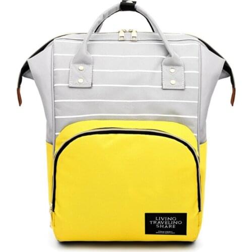 Baby Diaper Bag For Mom Large Capacity Stroller Mummy Maternity Totes Baby Nappy Nursing Bags Waterproof Outdoor Travel Backpack