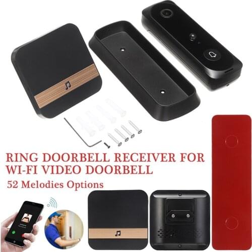 Smart Doorbell Camera Wifi Wireless Call Intercom Bellring for Apartments Door Bell Ring for Phone Home Security Cameras