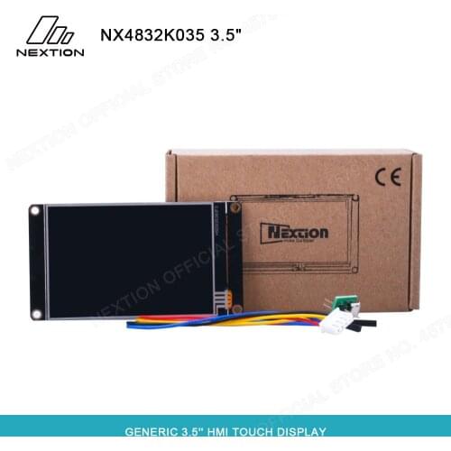 Nextion Enhanced NX4832K035 - Generic 3.5'' 480*320 Built-in RTC / Larger Flash Capacity / Faster MCU Clock HMI Touch Display