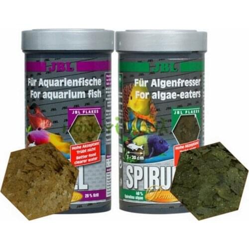 JBL SPIRULINA KRILL Vegetarian slice feed Fresh sea water fish food Antarctic krill Spirulina Easy to absorb
