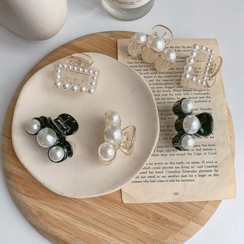 Cute Back Pearl Hairpin Simple Small Pearl Hairpin Girl Fringe Clip Headdress clips hair accessories hair barrettes for girls