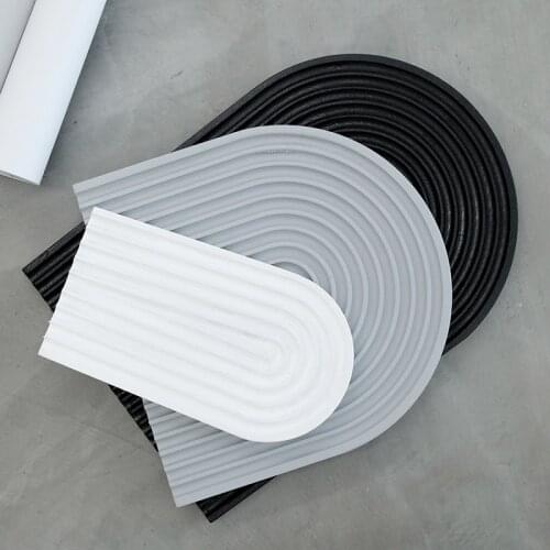 1Pc Nordic Wooden Groove Dessert Slicing Bread Tray Kitchen Anti-slip Cutting Board Tea Snack Display Plate