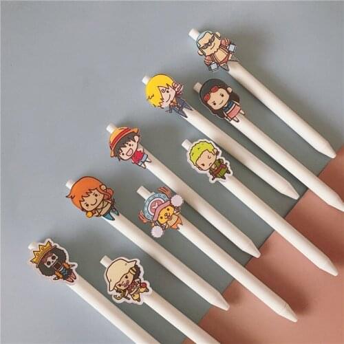 10 Pcs acrylic pen cartoon modeling pen ballpoint pen 0.5mm refill stationery wholesale school gift