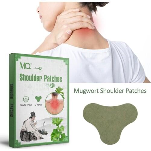 12Pcs Cervical Patch Pain Plaster Relaxing Natural Wormwood Rheumatic Arthritis Plaster for Neck Shoulder Massage Health Care