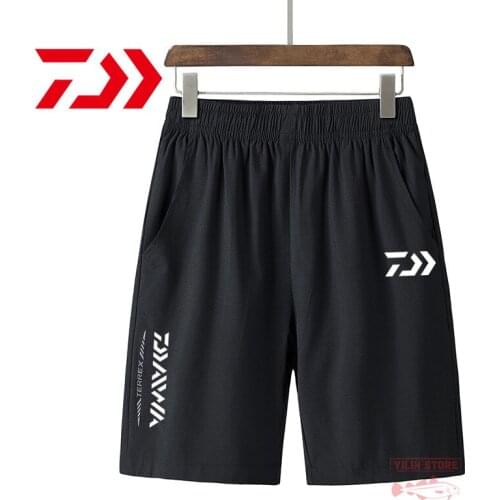 2020 New Daiwa Fishing Shorts Summer Men Sport Quick Dry Thin Fishing Clothing Plus Size DAWA Breathable Fishing Pants L 10XL