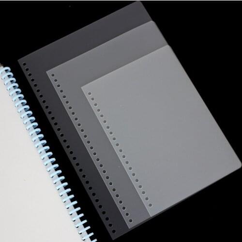 A4 30-hole Binding Loose-leaf Cover 20-hole PP Matte Sheet 26-hole Film Discbound Cover Book Cover Roller Transparent Cover Book