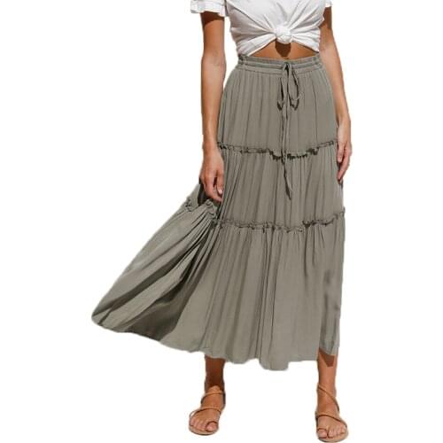 ANGLIU Pleated Skirt