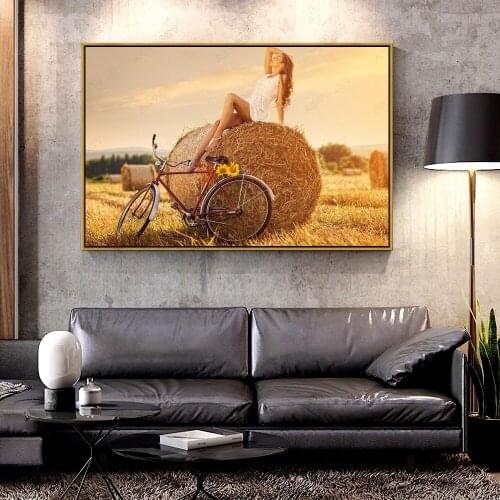 Artcozy Oil Canvas Painting girl_in_nature- For Home Decoration Wall Art