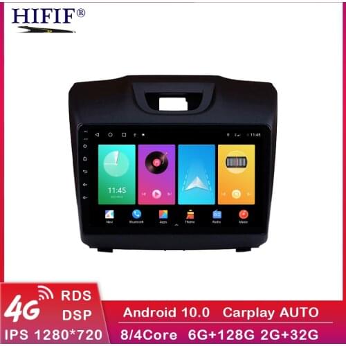 Car Radio For Chevrolet S10 Isuzu DMAX 2015 2016 2017 2018 Android 10 9 inch Touch screen GPS Navigation Multimedia Player