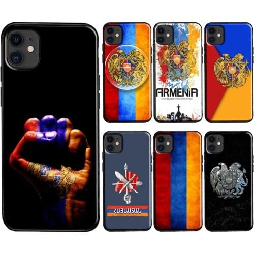 Armenian Flag TPU Case For iPhone X XS Max XR SE 2020 6S 7 8 Plus 12 Pro Max mini 11 Pro Max Cover