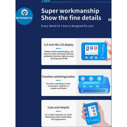 J-BOX Jailbreak Device iphone IOS Bypass ID and Icloud PC Free / Query Wifi / Bluetooth Address Bypass Jailbreak Flash Box Tool