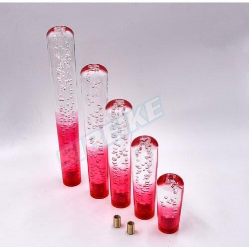 JDM Crystal Shift Knob Stick Transparent Bubble Manual Gear Shift Knob for Universal