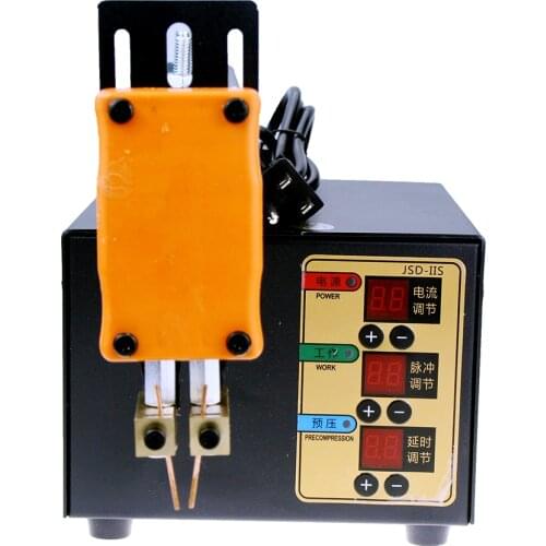 JSD-IIS 3KW High Power Spot Welder For 18650 Lithium Battery Pack Weld Precision Pulse Spot Machine Pulse adjustable 110V 220V