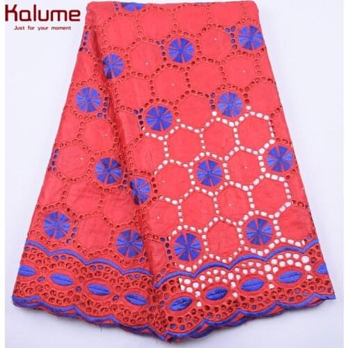 Kalume Hole African Bazin Lace Fabric 5 Yard Nigerian Bazin Riche Lace Fabric Dress Stones Nigerian Voile Lace For Wedding 1948