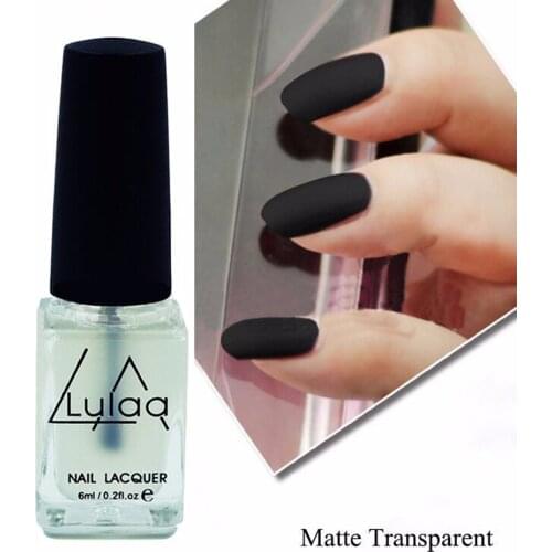 2019 New 1PC 6ml Nail Polish Matte Base Coat Gel Base Nail Primer Shiny Sealer Manicure Nail Care Polish Gel