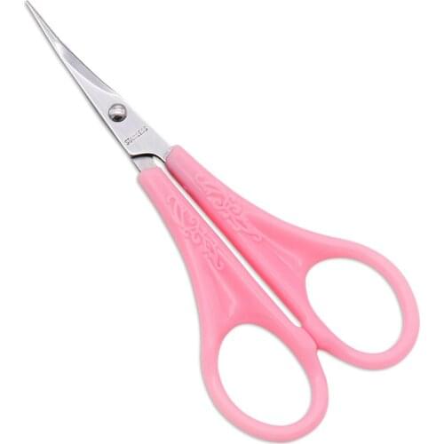 Embroidery Scissors, Curved Tips, Stainless Steel Sharp Scissors for Sewing Crafting, Art Work, Threading, Needlework
