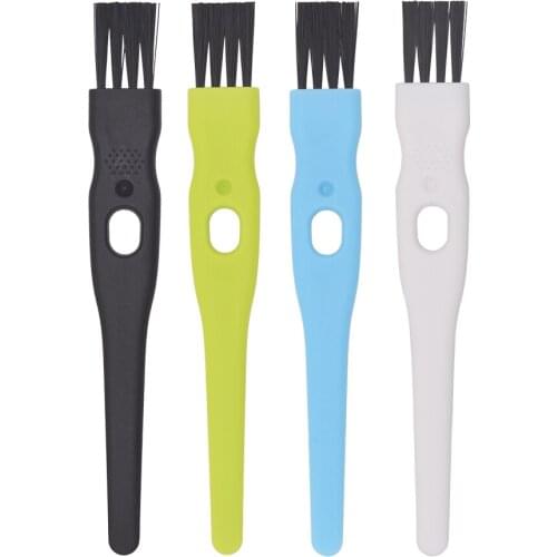 Wholesale Nylon Cleaning Brushes Plastic Small Brush for Keyboard CPU Household Dedusting Clear Dust Removal Colorful Hairbrush