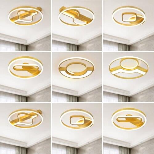 Nordic led ceiling light AC85-265V Bedside Aluminum Living Room lighting light ceiling light fans home decoration