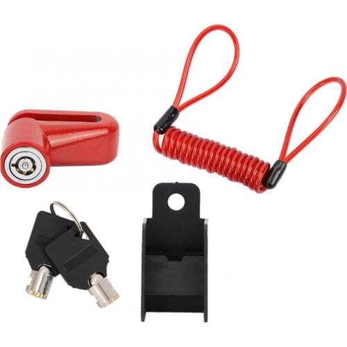 Anti-Theft Disc Brake Lock with Steel Wire for Xiaomi Mijia M365 Electric Scooter Skateboard Wheels Lock Disc Brake Kickscooter