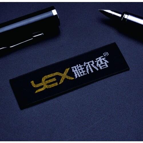 Direct China Factory High Density Custom Clothing Woven Label for Garment