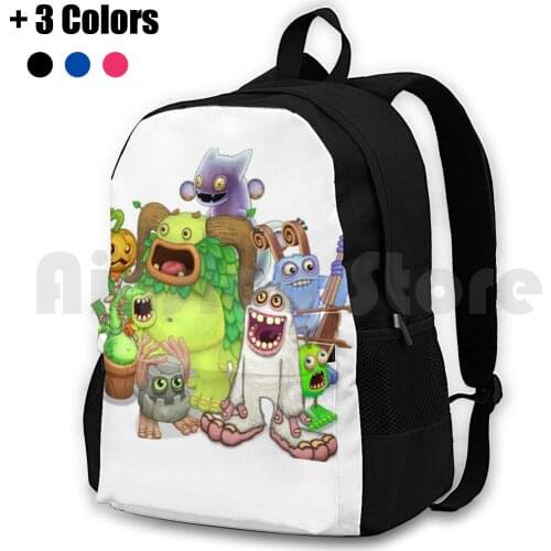 My Singing Monsters Characters Outdoor Hiking Backpack Riding Climbing Sports Bag My Singing Monsters My Singing Monster