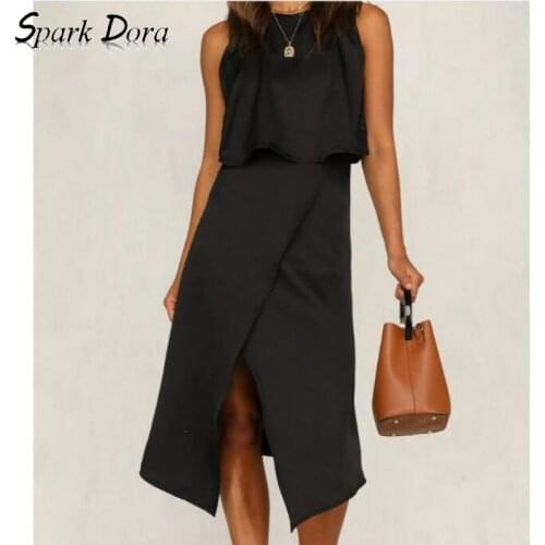 Летние платья с разрезом SparkDora China At AliExpress