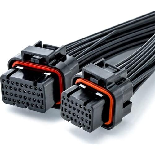 TE ECU 26/34 Pin Male Female PCB Socket Oil Gas Connector With 30cm Wire 4-1437290-0 2-6447232-3 3-1437290-7 3-1437290-8