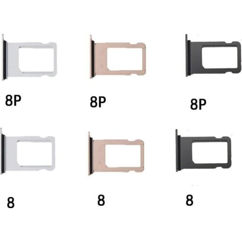 10pcs/lot sim card tray slog holder for For iPhone X 8 plus for iPhone 8