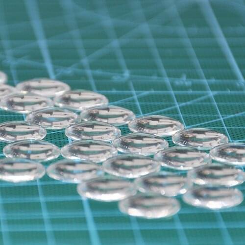 20Pair 14mm Glass Transparent Eye Chips for Blyth Doll Eye Accessories DIY Modified